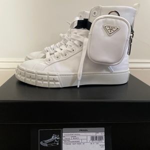 Prada high top Gabardine